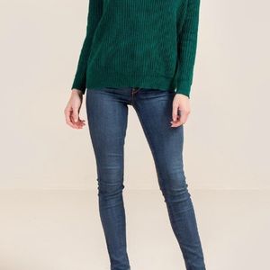 Karly Knot Back Pullover Sweater Mustard Size M